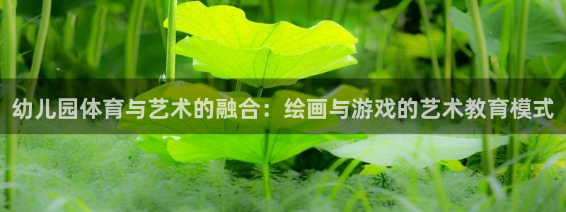 熊猫体育app官方入口：幼儿园体育与艺术的融合：绘画与游戏的艺术教育模式
